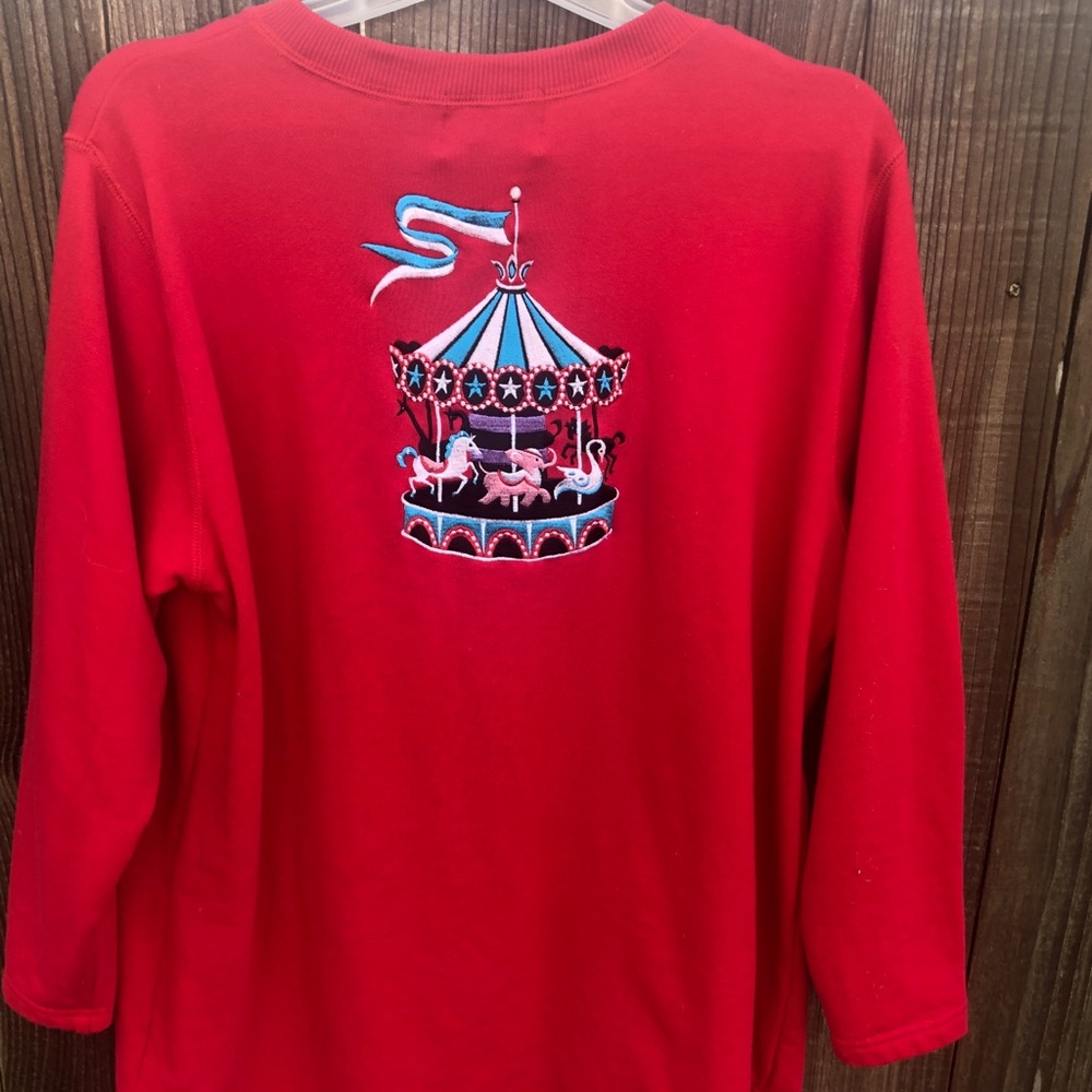 Bob Mackie 1x Euc Vintage Whimsical Carousel Wear… - image 6
